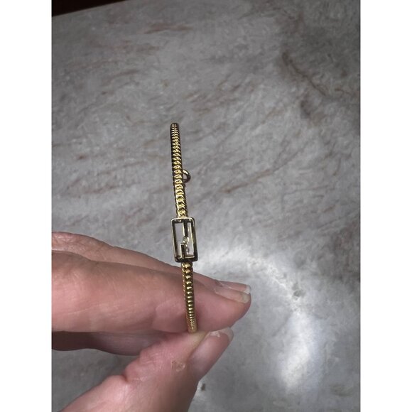 Fendi Gold-Tone Chain Bracelet - Picture 3 of 11